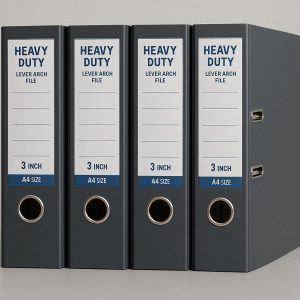 Heavy Duty Lever Arch File Folders 3 Inch Binder A4 Size Document Organizer For Corporate Office Accounting Filing